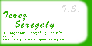 terez seregely business card